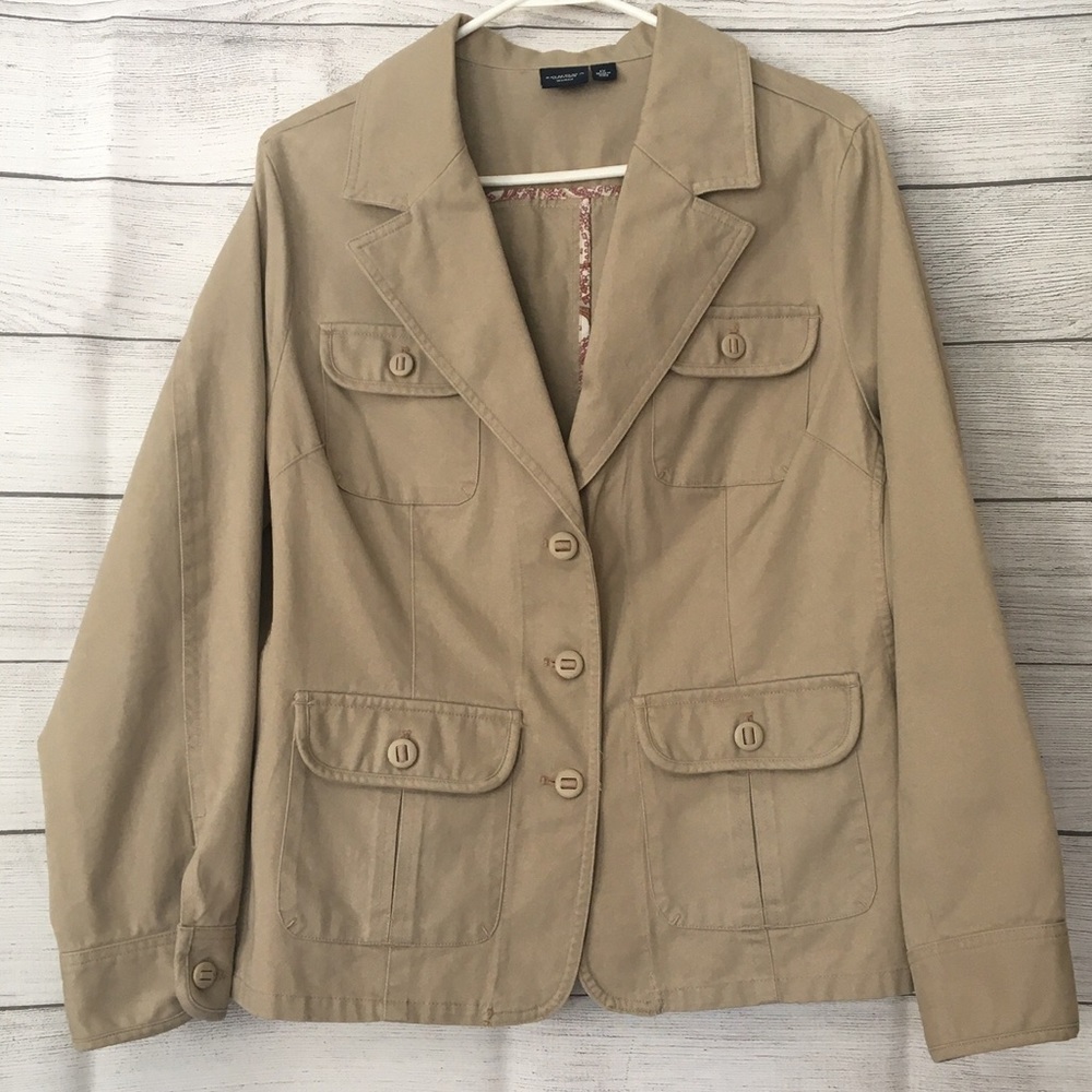 Sonoma Jacket/Blazer in Tan, Size 1X